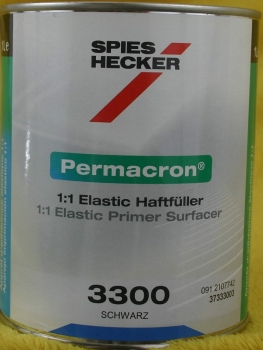 Permacron 1:1 Elastic Haftfüller 3300 1,0L schwarz